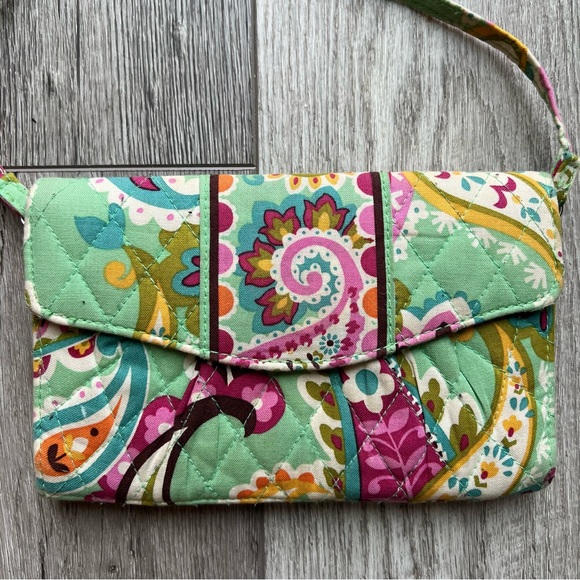 Vera Bradley Crossbody Strap Wallet in Tutti Frutti - Picture 5 of 12